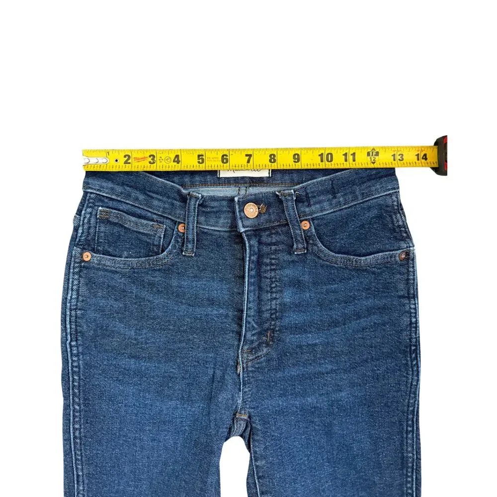 Madewell 10” High Rise Skinny Jeans Women’s 26 Blue Stretch Denim - Picture 8 of 10